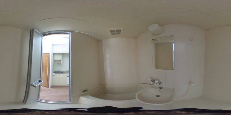 パノラマ画像バスルーム