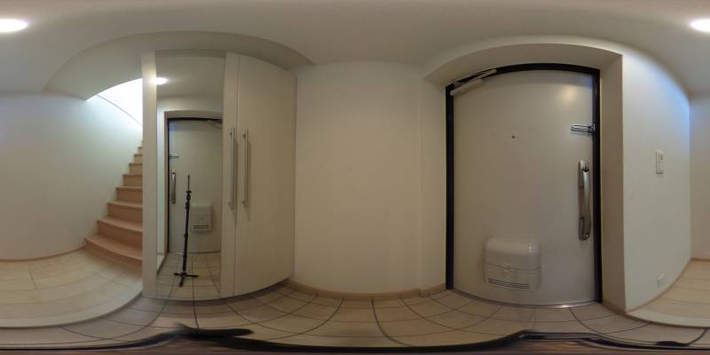 パノラマ画像玄関