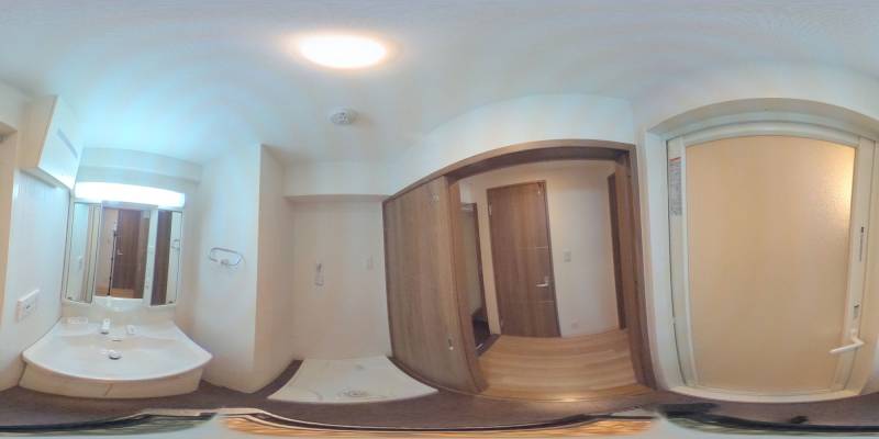 パノラマ画像洗面所