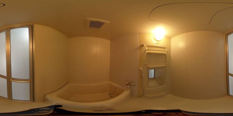 パノラマ画像バスルーム