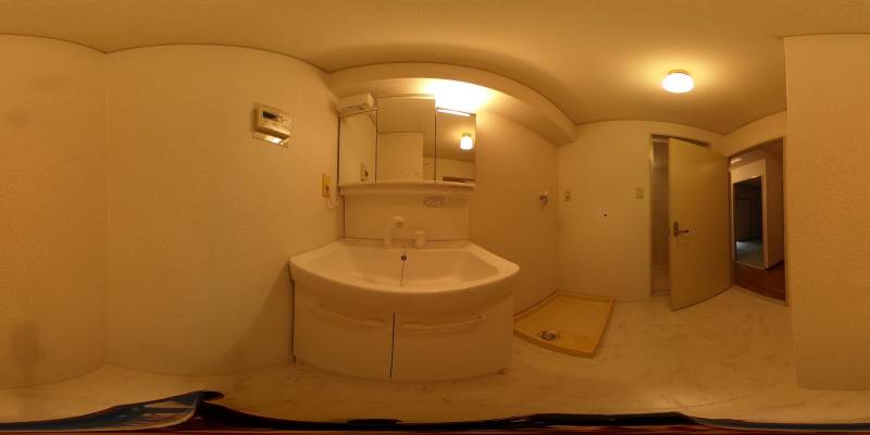 パノラマ画像洗面所