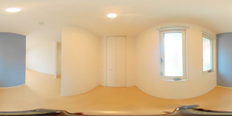 パノラマ画像寝室