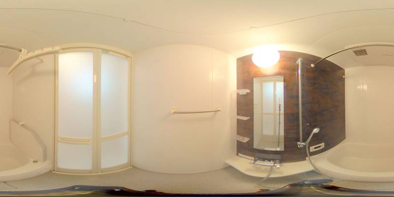 パノラマ画像バスルーム