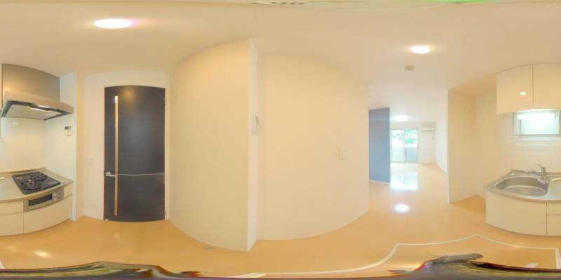 パノラマ画像キッチン