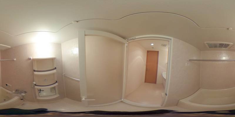 パノラマ画像バスルーム