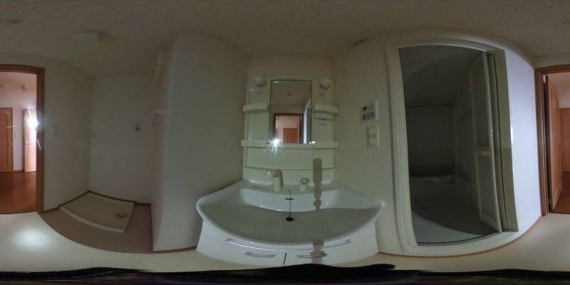 パノラマ画像洗面所