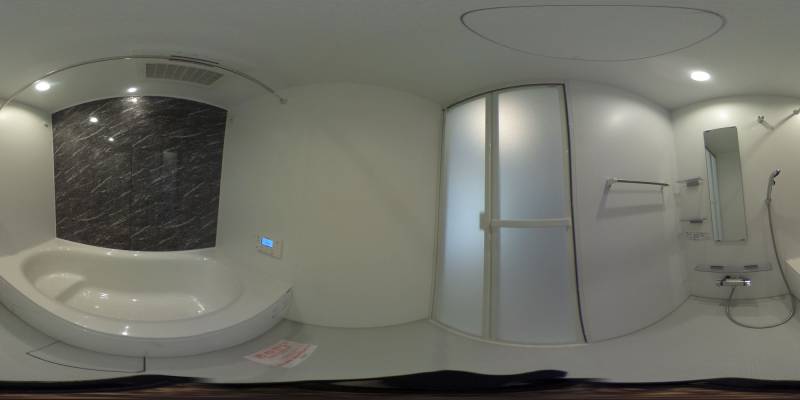 パノラマ画像バスルーム