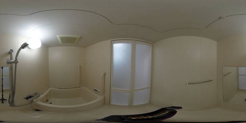 パノラマ画像バスルーム