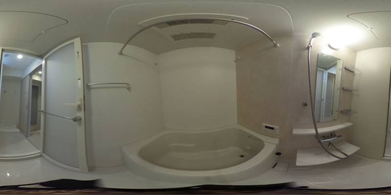 パノラマ画像バスルーム