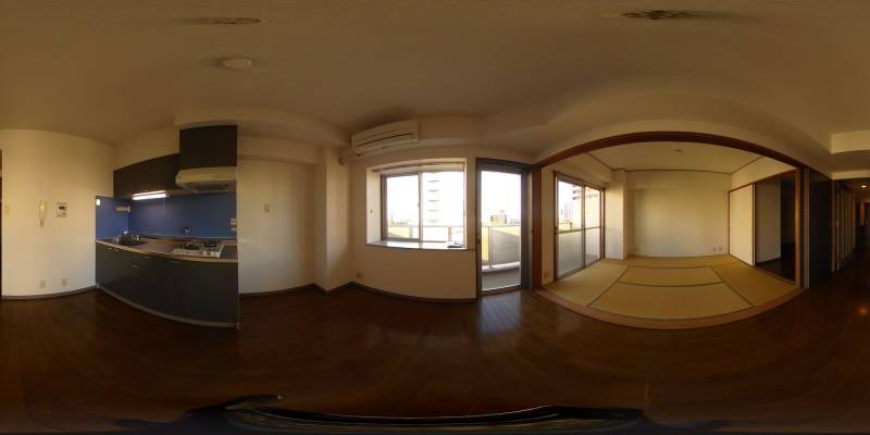 パノラマ画像リビング