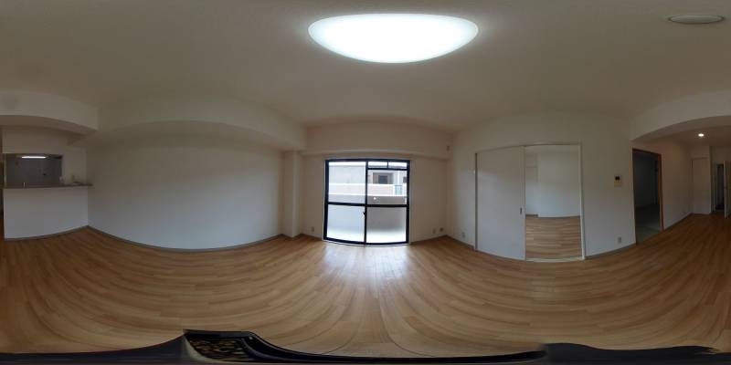 パノラマ画像リビング