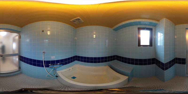 パノラマ画像バスルーム