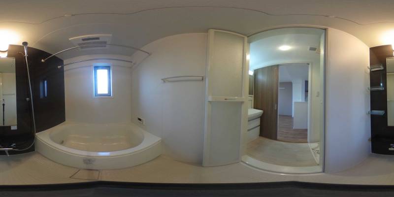 パノラマ画像バスルーム