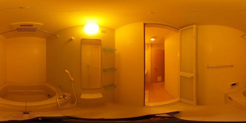 パノラマ画像バスルーム