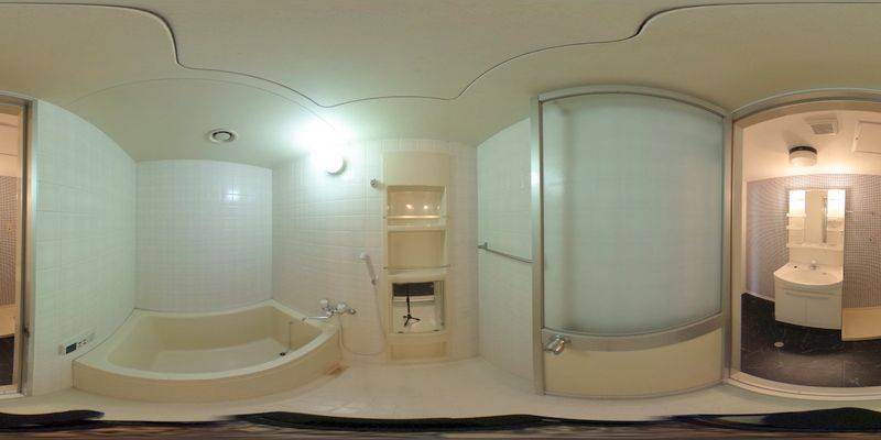 パノラマ画像バスルーム