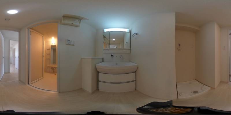 パノラマ画像洗面所