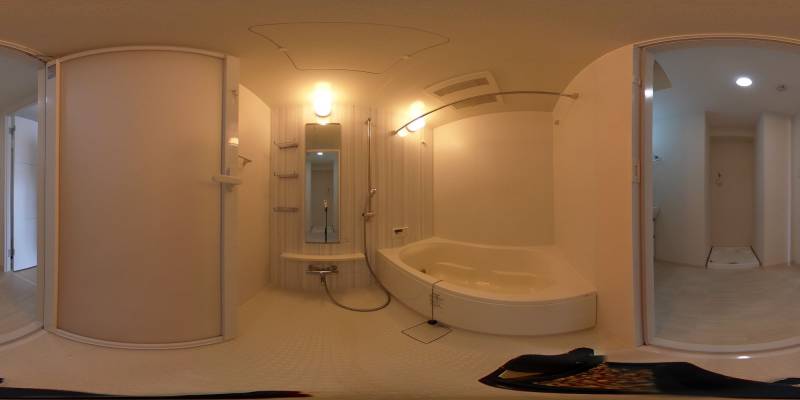 パノラマ画像バスルーム