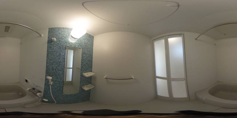 パノラマ画像バスルーム