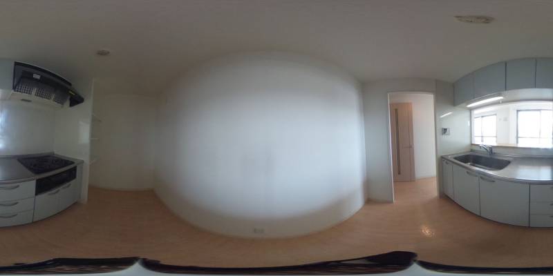 パノラマ画像キッチン
