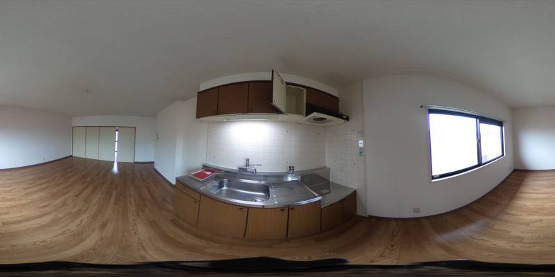 パノラマ画像キッチン