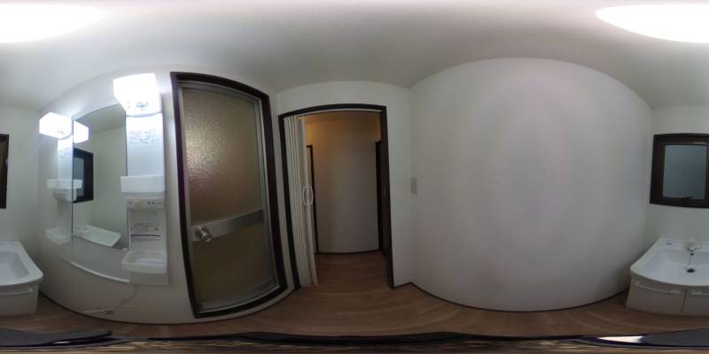 パノラマ画像洗面所