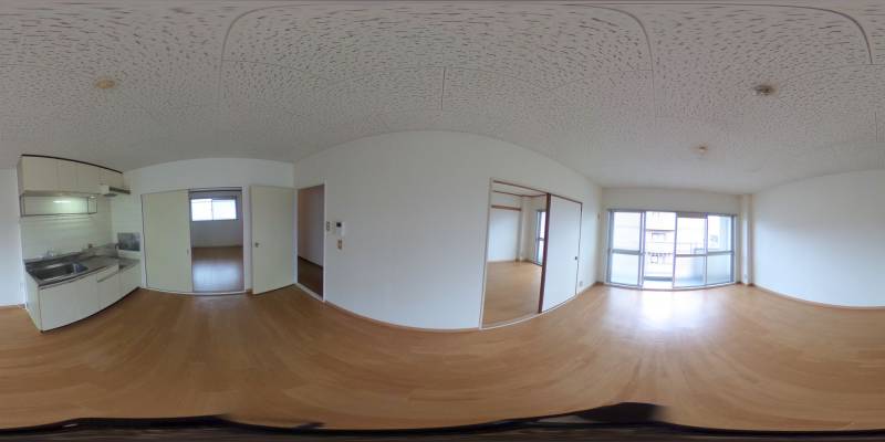 パノラマ画像リビング