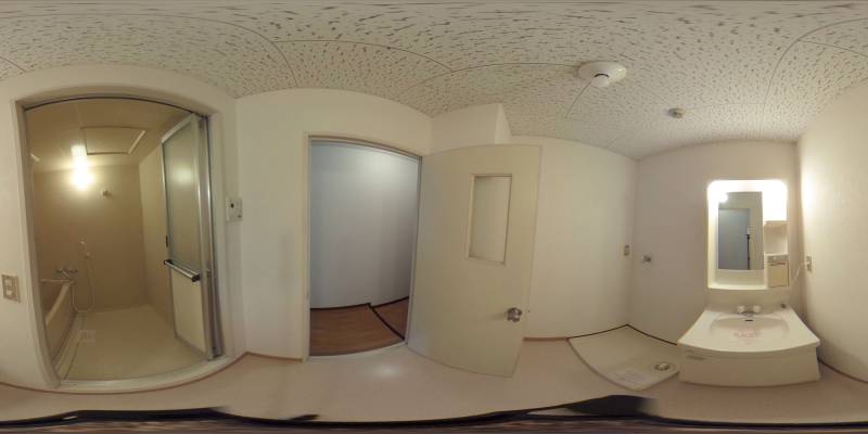 パノラマ画像洗面所