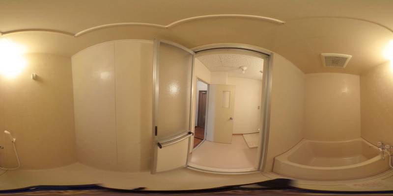 パノラマ画像バスルーム