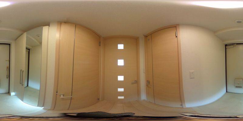 パノラマ画像玄関