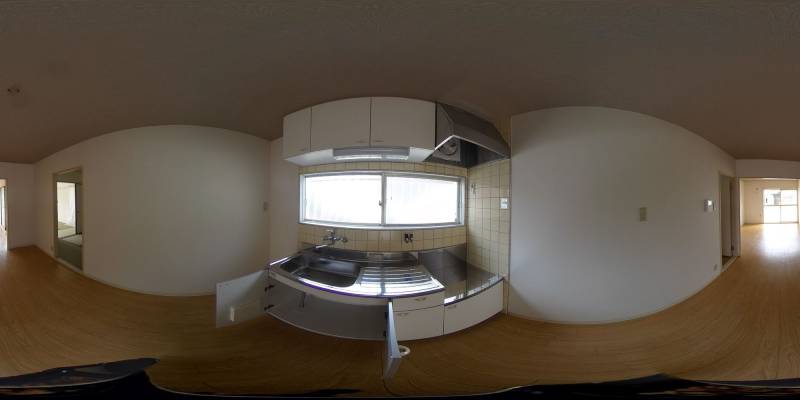 パノラマ画像キッチン