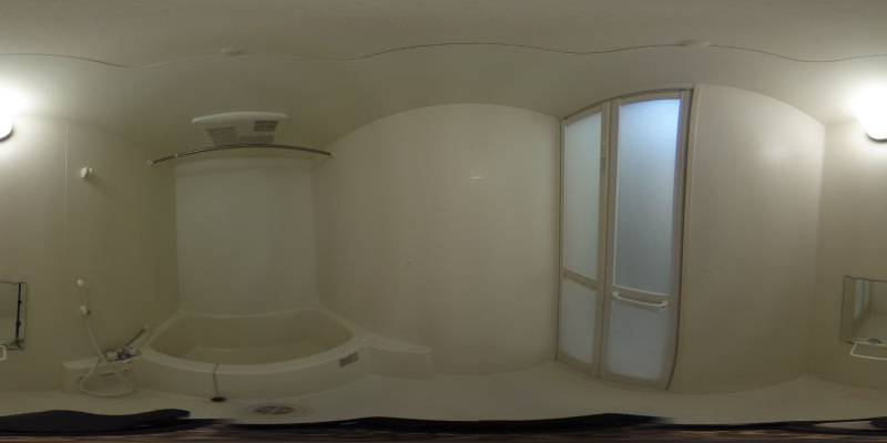 パノラマ画像バスルーム