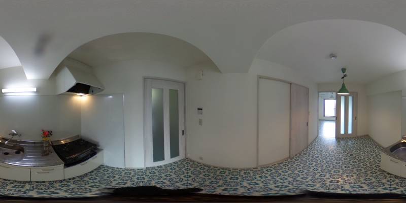 パノラマ画像キッチン