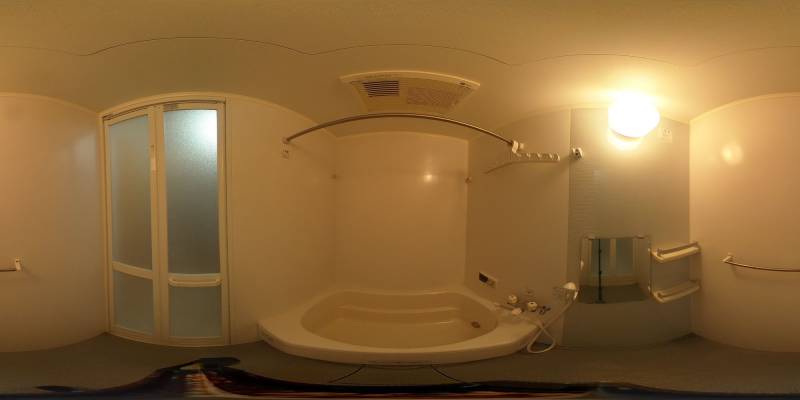 パノラマ画像バスルーム