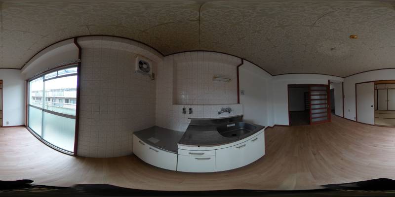 パノラマ画像キッチン
