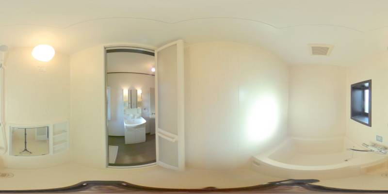 パノラマ画像バスルーム