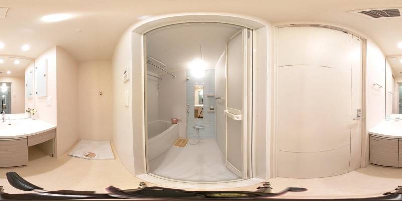 パノラマ画像洗面所