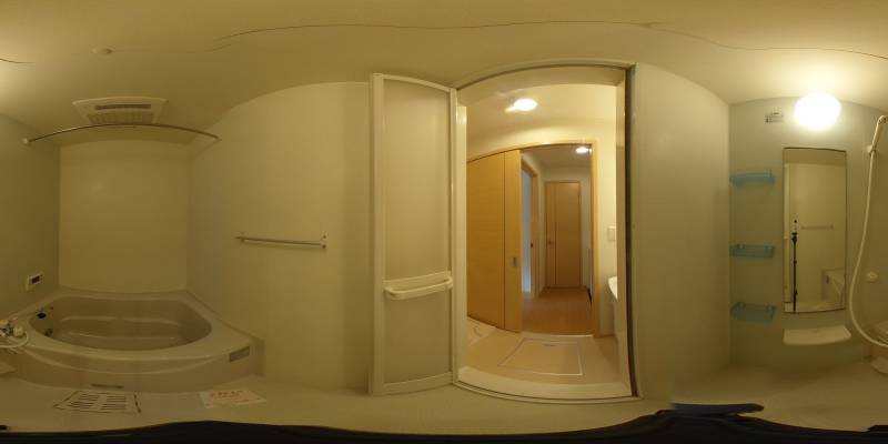 パノラマ画像バスルーム