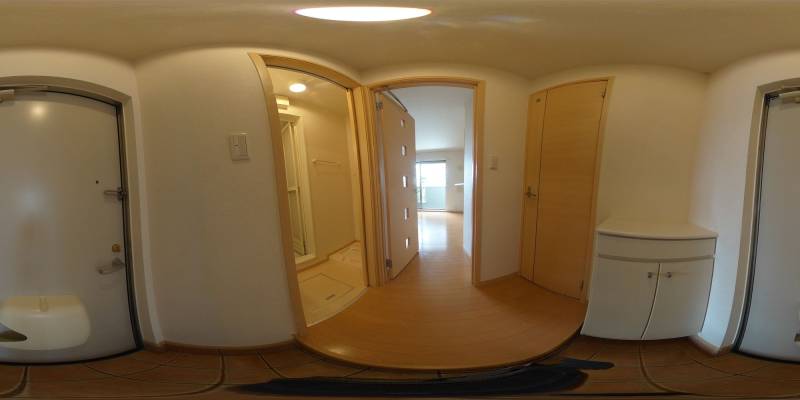 パノラマ画像玄関