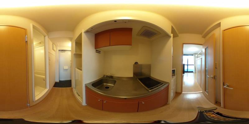 パノラマ画像キッチン