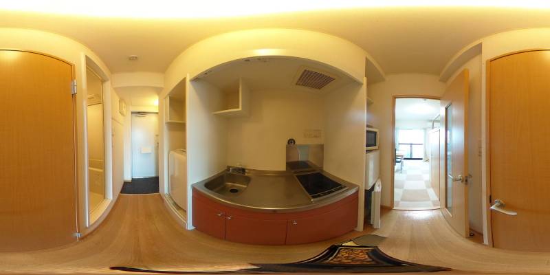 パノラマ画像キッチン