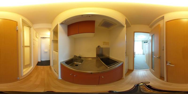 パノラマ画像キッチン