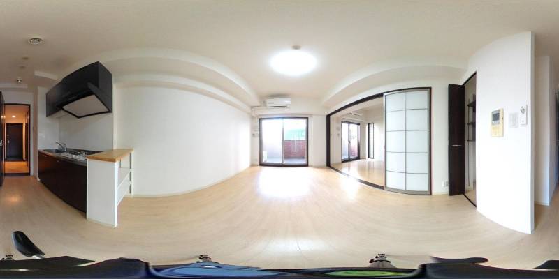 パノラマ画像リビング