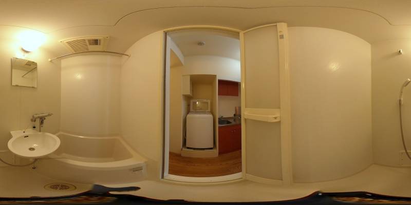 パノラマ画像バスルーム