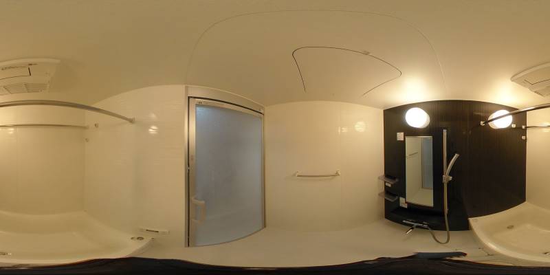 パノラマ画像バスルーム