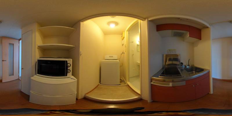 パノラマ画像キッチン