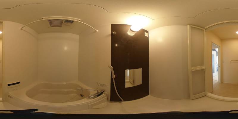 パノラマ画像バスルーム