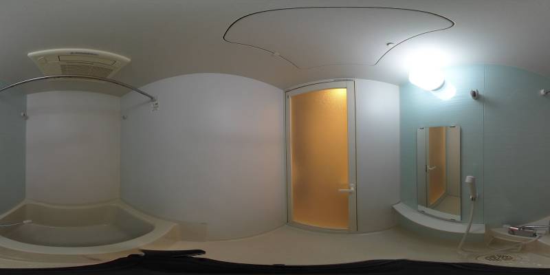 パノラマ画像バスルーム