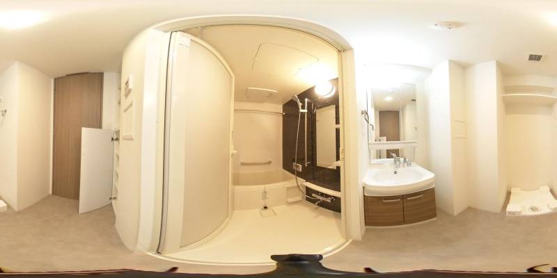 パノラマ画像バスルーム