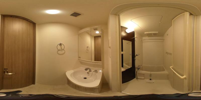 パノラマ画像洗面所