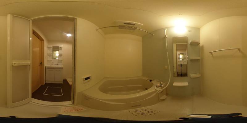 パノラマ画像バスルーム